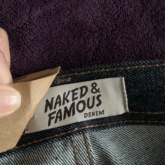 Mens Naked & Famous Jeans Sz 28 NWT - Picture 2 of 12